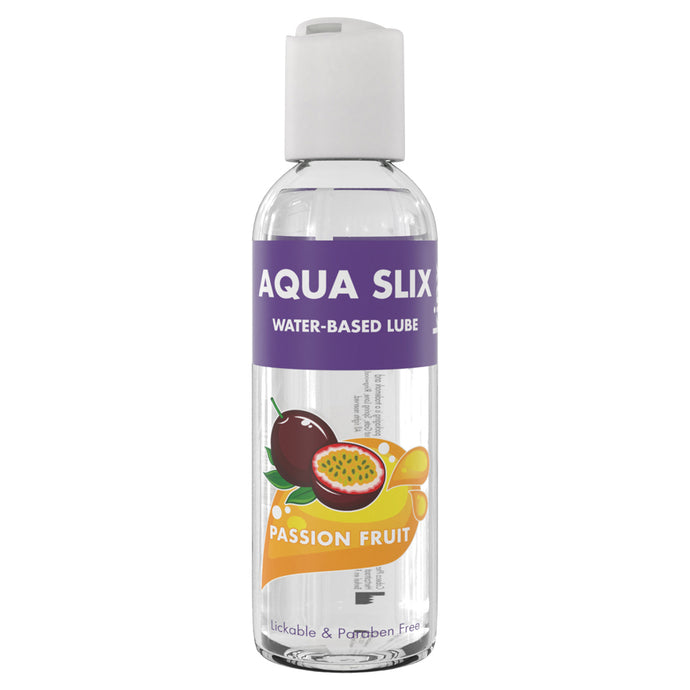 Kinx Aqua Slix Flavoured Water-Based Lubricant Passion Fruit 100ml - Angelsandsinners